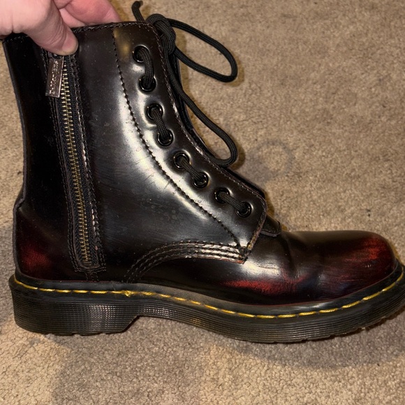 1460 Arcadia Leather Boots CHERRY 🍒 - Picture 5 of 8